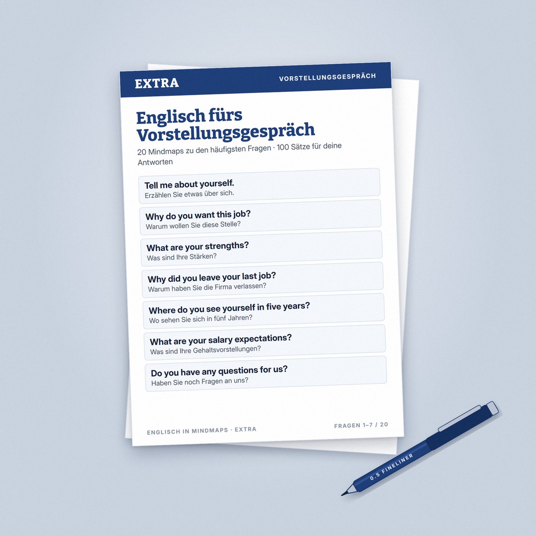 Englisch fürs Vorstellungsgespräch